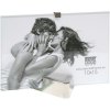 Glazen fotolijst s67fa zilver 10x15 cm