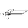 Fotolijst s67ks houten passepartout 10x15 cm tot 20x30 cm