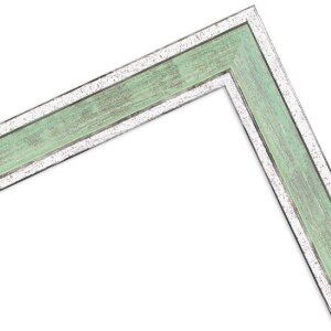 Houten lijst h460 lichtgroen 15x20 cm anti-reflecterend glas