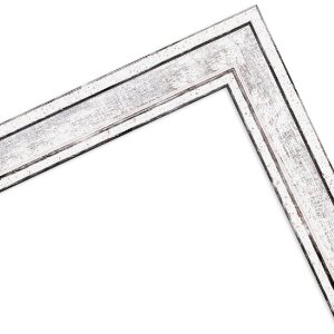 Houten lijst h460 zilver 15x20 cm museum glas