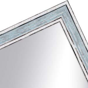 Houten lijst h460 blauw 21x30 cm spiegelglas