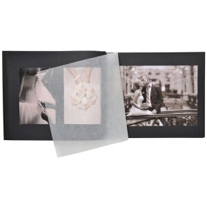 Exacompta Schroef Fotoalbum Ceremony 40 zwarte paginas 37x29 cm