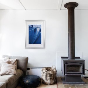 Henzo Aluminium lijst luzern 40x60 cm zilver met passepartout 30x45 cm
