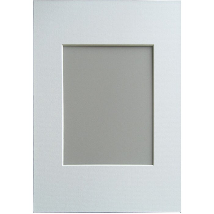 Afgeschuind passepartout - 30x40 cm - sneeuwwit