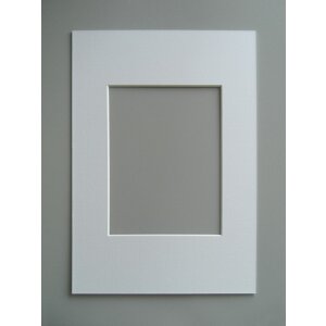 Afgeschuind passepartout - 30x40 cm - sneeuwwit