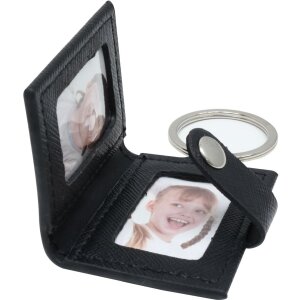 Foto sleutelhanger in zwart om uit te vouwen