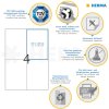 Etiketten Premium a4, wit 105x148 mm papier mat 40 st.