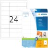 Etiketten Premium a4, wit 66x33,8 mm papier mat 240 st.