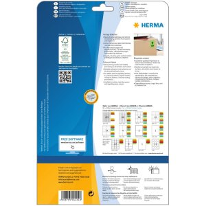 HERMA etiketten A4 groen 210x297 mm papier mat 20 stuks