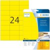 HERMA etiketten A4 geel 70x37 mm papier mat 480 stuks
