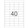 Etiketten Premium a4, wit 48,5x25,4 mm papier mat 1000 st.