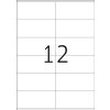 Etiketten Premium a4, wit 105x48 mm papier mat 300 st.