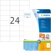 Etiketten Premium a4, wit 70x37 mm papier mat 600 st.