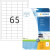 Etiketten Premium a4, wit 38,1x21,2 mm papier mat 1625 st.