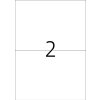 Etiketten Premium a4, wit 210x148 mm papier mat 50 st.