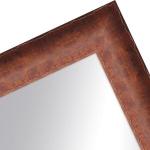 Houten lijst h620 antiek 30x45 cm notenhout spiegel glas