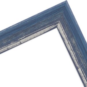 Houten lijst h640 blauw 30x60 cm anti-reflecterend glas