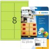 Etiketten a4 neon-groen 99,1x67,7 mm papier mat 160 st.