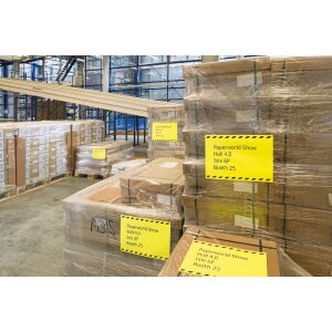 Etiketten a4 neongeel 210x297 mm papier mat 20 st.