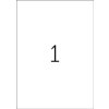 Etiketten a4 neon-groen 210x297 mm papier mat 20 st.