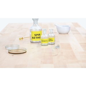 Etiketten a4 neon-geel ø 60 mm rond papier mat 240 st.