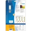Etiketten a4 neon-geel ø 60 mm rond papier mat 240 st.