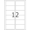 Etiketten a4 wit 88,9x46,6 mm papier glanzend 300 st.