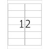 Etiketten a4 Outdoor kleeffolie wit 99,1x42,3 mm folie mat 120 st.