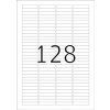 Slide etiketten a4 wit 43,2x8,5 mm papier mat 3200 st.