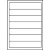 Mapetiketten a4 wit 192x38 mm papier mat ondoorzichtig 175 st.