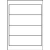 Mapetiketten a4 wit 192x61 mm papier mat ondoorzichtig 100 st.
