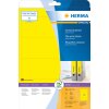 Mapetiketten a4 geel 192x61 mm papier mat ondoorzichtig 80 st.