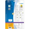 Mapetiketten a4 geel 192x61 mm papier mat ondoorzichtig 80 st.