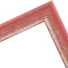 Houten lijst h640 rood 28x35 cm museum glas