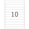 Mapetiketten a4 wit 192x25,4 mm papier mat ondoorzichtig 250 st.