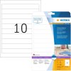 Mapetiketten a4 wit 192x25,4 mm papier mat ondoorzichtig 250 st.