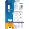Mapetiketten a4 groen 38x297 mm papier mat ondoorzichtig 100 st.