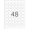 Etiketten a4 wit ø 30 mm rond Movables-verwijderbaar papier mat 1200 st.