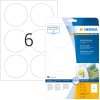 Etiketten a4 wit ø 85 mm rond Movables-verwijderbaar papier mat 150 st.