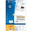 Fles etiketten a4 inkjet wit 90x120 mm papier glanzend 40 st.