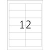 Inkjet etiketten a4 wit 96,5x42,3 mm papier mat 300 st.