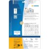 Etiketten a4 wit 63,5x8,5 mm Movables-verwijderbaar papier mat 2400 st.
