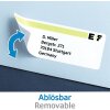 Etiketten a4 wit 63,5x8,5 mm Movables-verwijderbaar papier mat 2400 st.