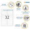 Etiketten a4 wit 96x16,9 mm Movables-verwijderbaar papier mat 800 st.