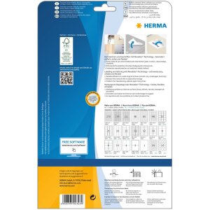 Etiketten A4 wit 96x42,3 mm Movables-verwijderbaar papier...