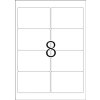 Etiketten a4 wit 96x63,5 mm Movables-verwijderbaar papier mat 200 st.