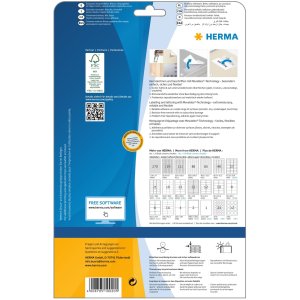 Etiketten a4 wit 199,6x143,5 mm Movables-verwijderbaar...