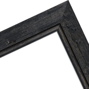 Houten lijst h660 zwart 18x24 cm normaal glas