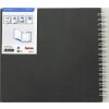 Spiraal Album Fine Art grijs 28x24 cm witte paginas