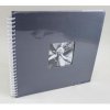 Spiraal Album Fine Art grijs 36x32 cm witte paginas